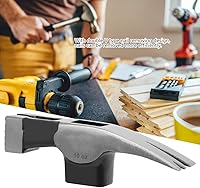 Vista 7 de Cabeza de ángulo recto 10oz martillo de acero de alto carbono reemplazo herramienta de carpintería resistente para carpintero