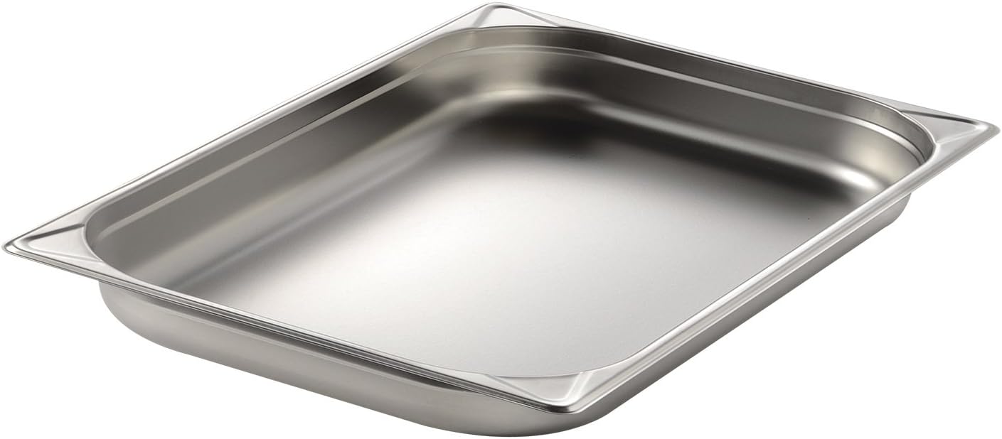 エムテートリマツ MTI EM8023020E Stainless Steel GN Pan, 2/3, 0.8 inches (20 mm)