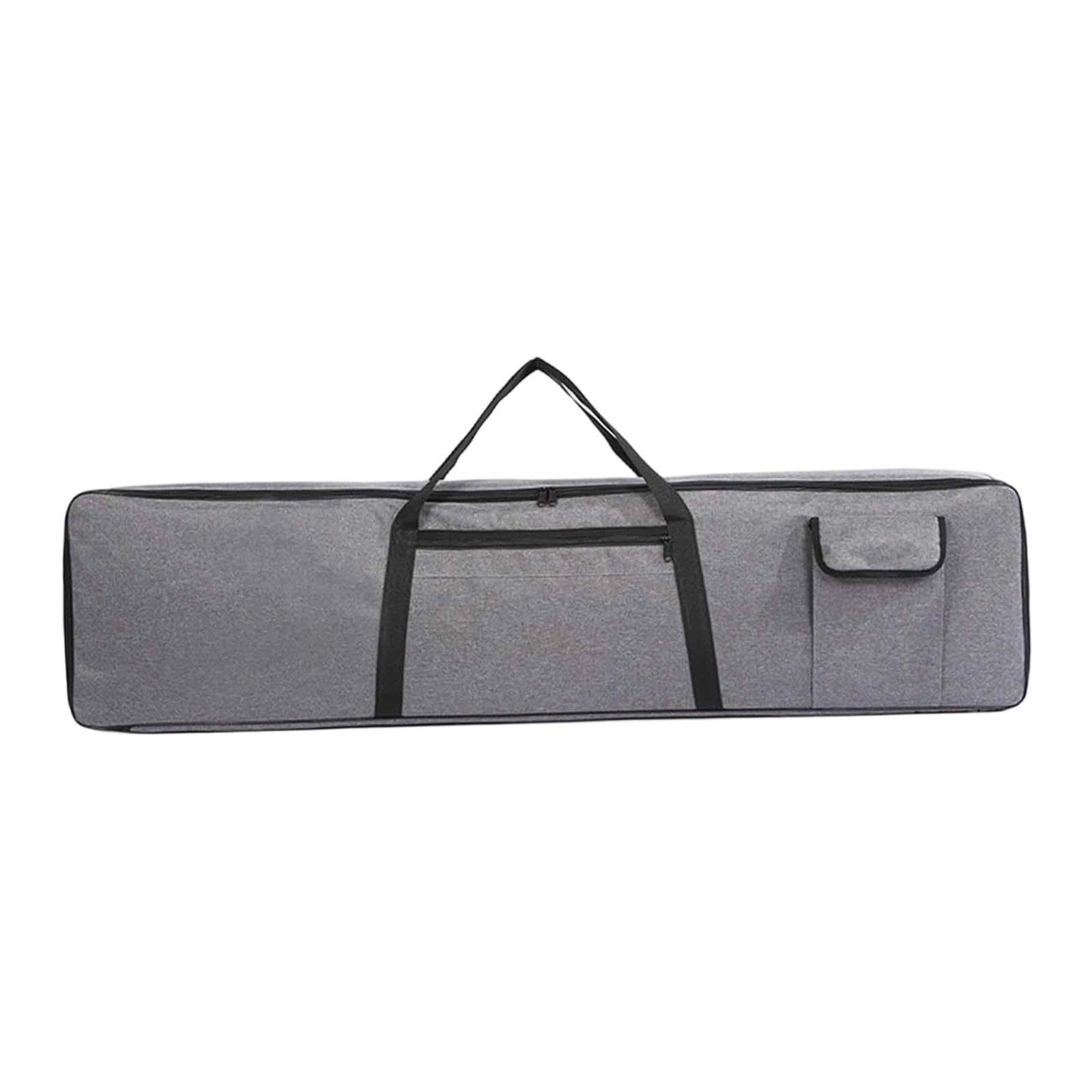 Funda para Teclado Electrónico con Manija Reforzada Bolsa Externa Diseño Acolchado y Doble Cremallera Suave Impermeable y Resistente a Golpes, 88 Keys S
