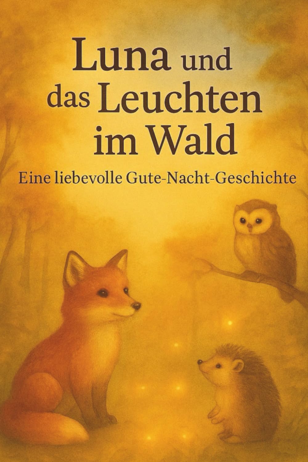 Luna und das Leuchten im Wald: Eine liebevolle Gute-Nacht-Geschichte