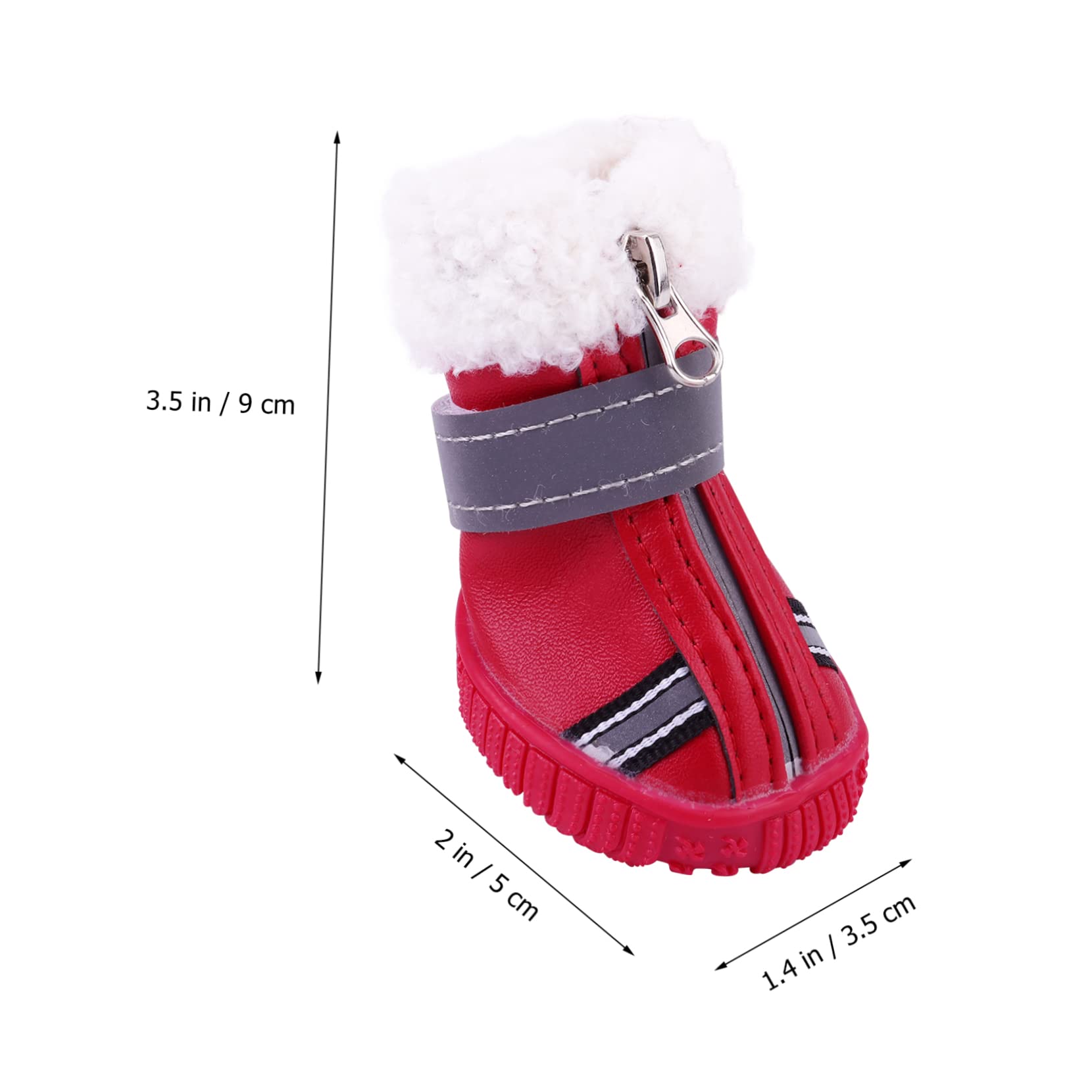YARNOW 8 Pièces Chaussures de Automne Hiver Bottes pour Chiots pour Petits Chiens Chaussures Chihuahua Animal de Compagnie Protecteur de Patte de protecteurs de Pattes Animaux