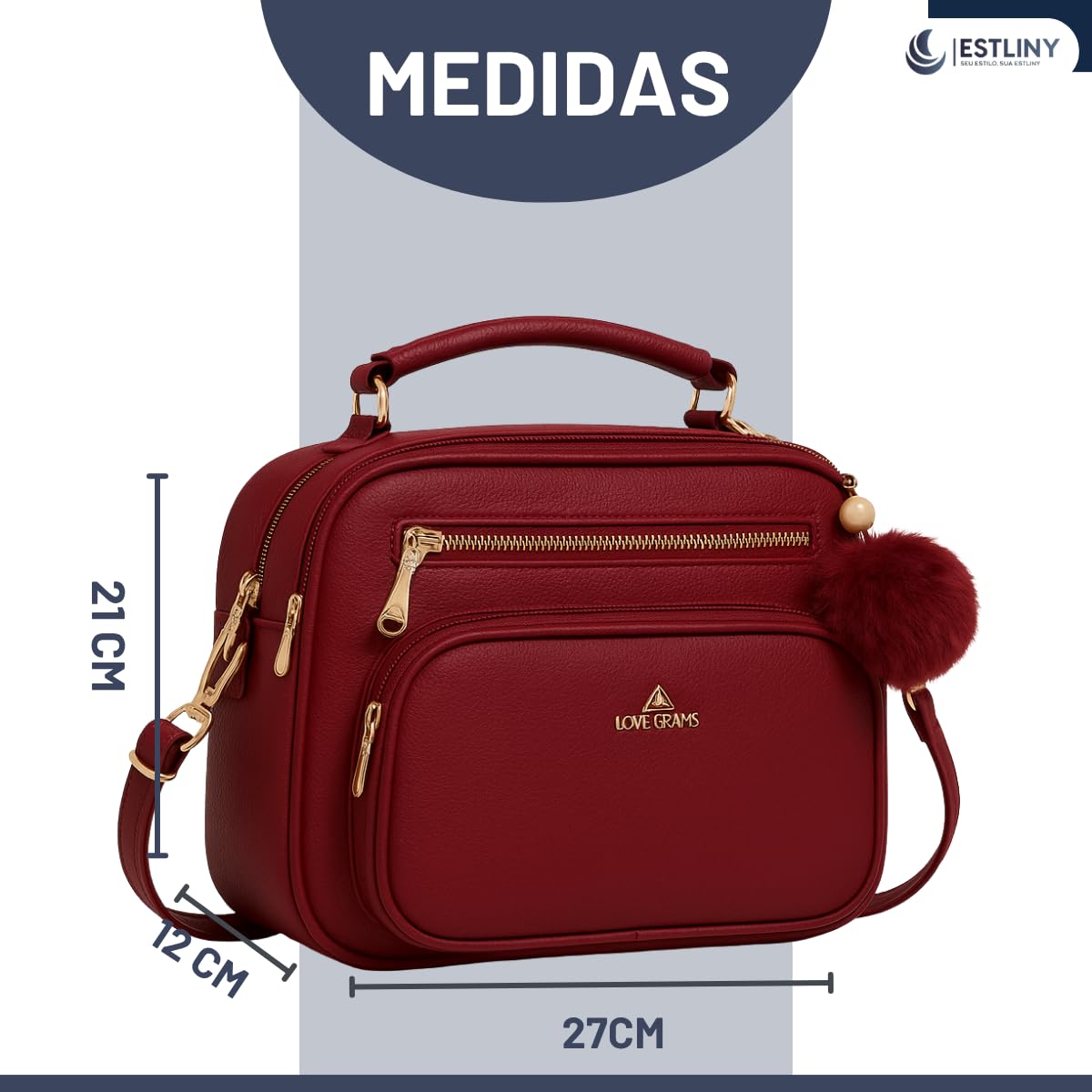 Bolsa Feminina Baú Transversal tamanho Médio em couro PU com Alça De Ombro removível Tiracolo em promoção! Veja a oferta e mais achadinhos de Bolsas 9 Hoje é o melhor dia para comprar Bolsa Feminina Baú Transversal tamanho Médio em couro PU com Alça De Ombro removível Tiracolo com aquele preço maroto! Promoção! Aproveite a oferta! 9