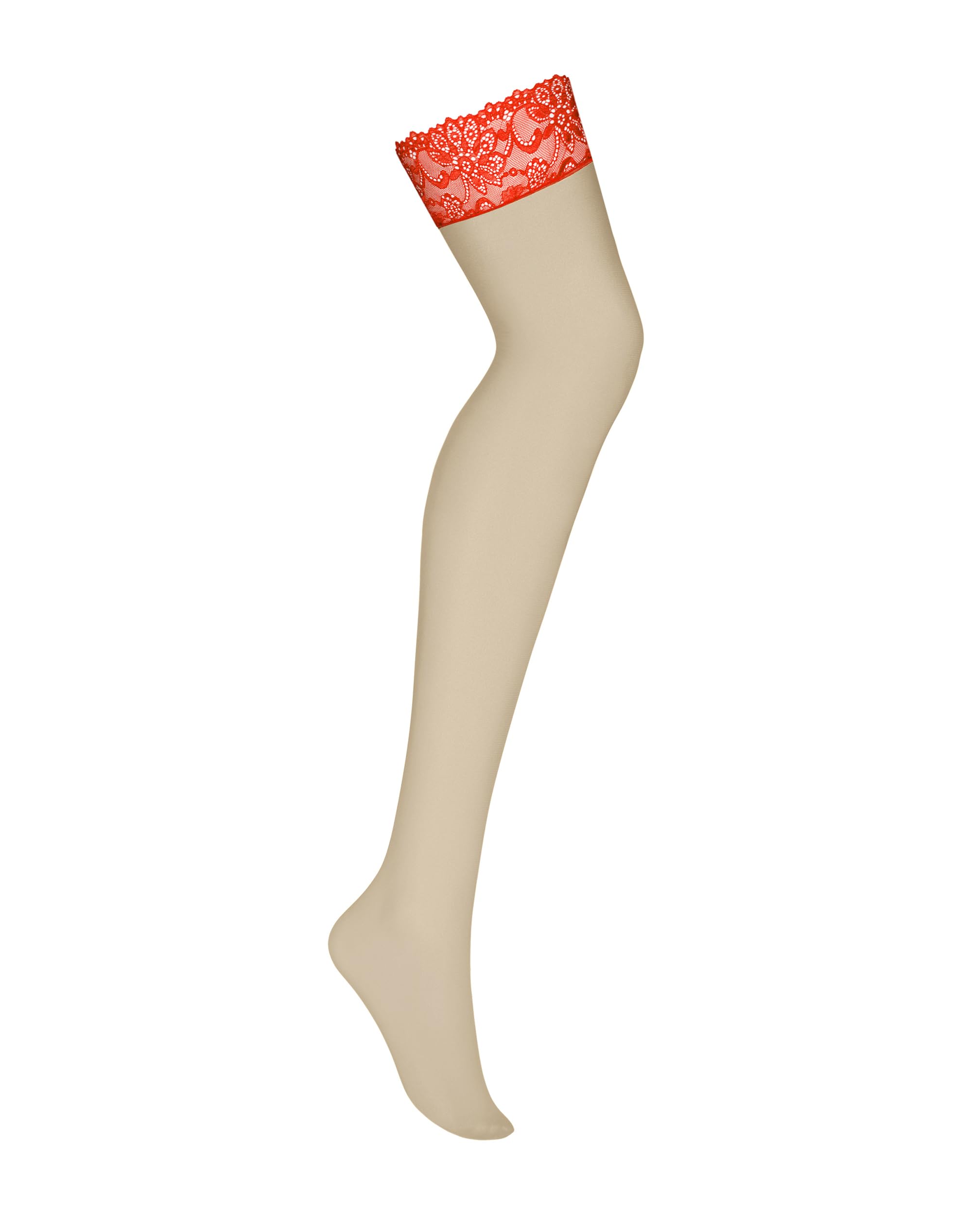 Selente Lovely Legs - Medias seductoras para mujer con encaje elegante, fabricadas en la UE