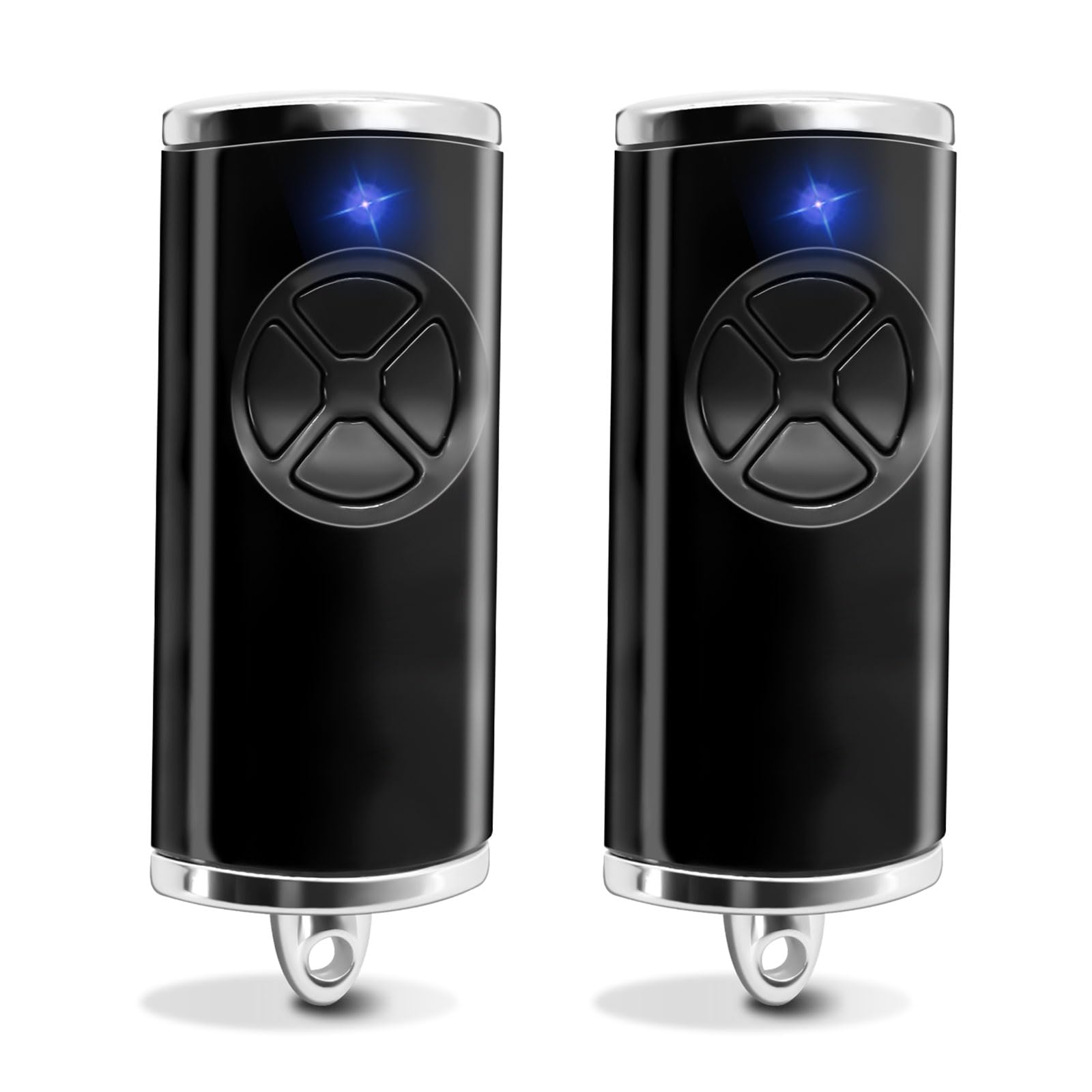 2 Stück Ersatz Handsender für hse4-868-bs, Hörmann Garagentoröffner 868,3 MHz 4 Kanäle Kompatibel mit hse4-868-bs, hse2-868-bs(Schwarz)