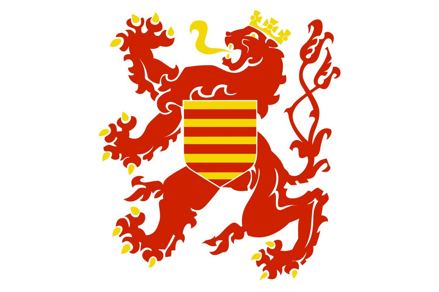Drapeau XL Limbourg paysage de 2.16m² idéal pour vos fêtes et événements