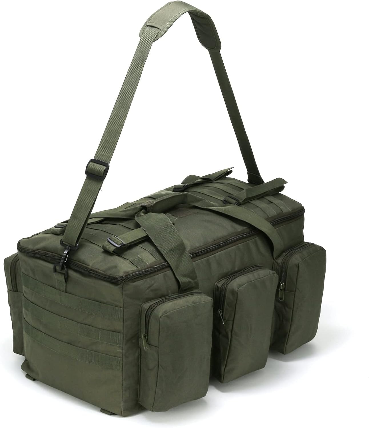 3 In 1 Military Duffel Bag 50L Gym Bag for Men Convertible Weekender Backpack for Sports Travel Basketball