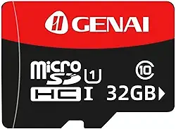 Cartao de Memoria 32GB, Professional Cartão Micro SD, Velocidade de Leitura 80Mbs, Cartão de Memória para Smartphones, Tablets, Câmeras de Ação, GPS, Drones