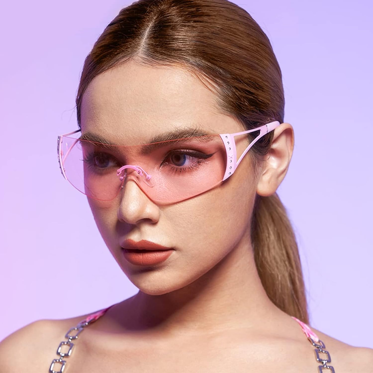 DQbhzh Y2K Óculos de sol anos 2000, óculos de sol legais sem aro Y2K para mulheres e homens, óculos escuros modernos em promoção! Veja a oferta e mais achadinhos de Óculos de sol 3 Hoje é o melhor dia para comprar DQbhzh Y2K Óculos de sol anos 2000, óculos de sol legais sem aro Y2K para mulheres e homens, óculos escuros modernos com aquele preço maroto! Promoção! Aproveite a oferta! 3