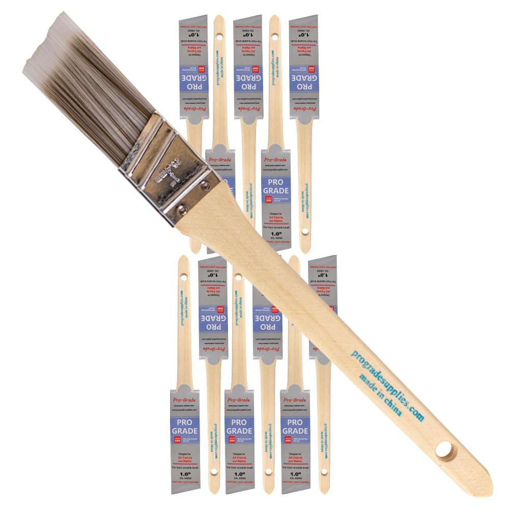 Pro Grade Paint Brushes - 12 Pack -1