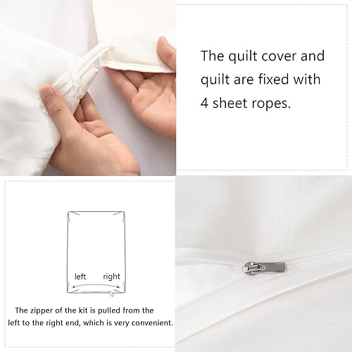 Miniatura 6 de CVHOUSE - Juego de ropa de cama de unicornio arcoíris para niñas, tamaño Queen, juego de funda de edredón suave con 1 funda de edredón, 2 fundas de