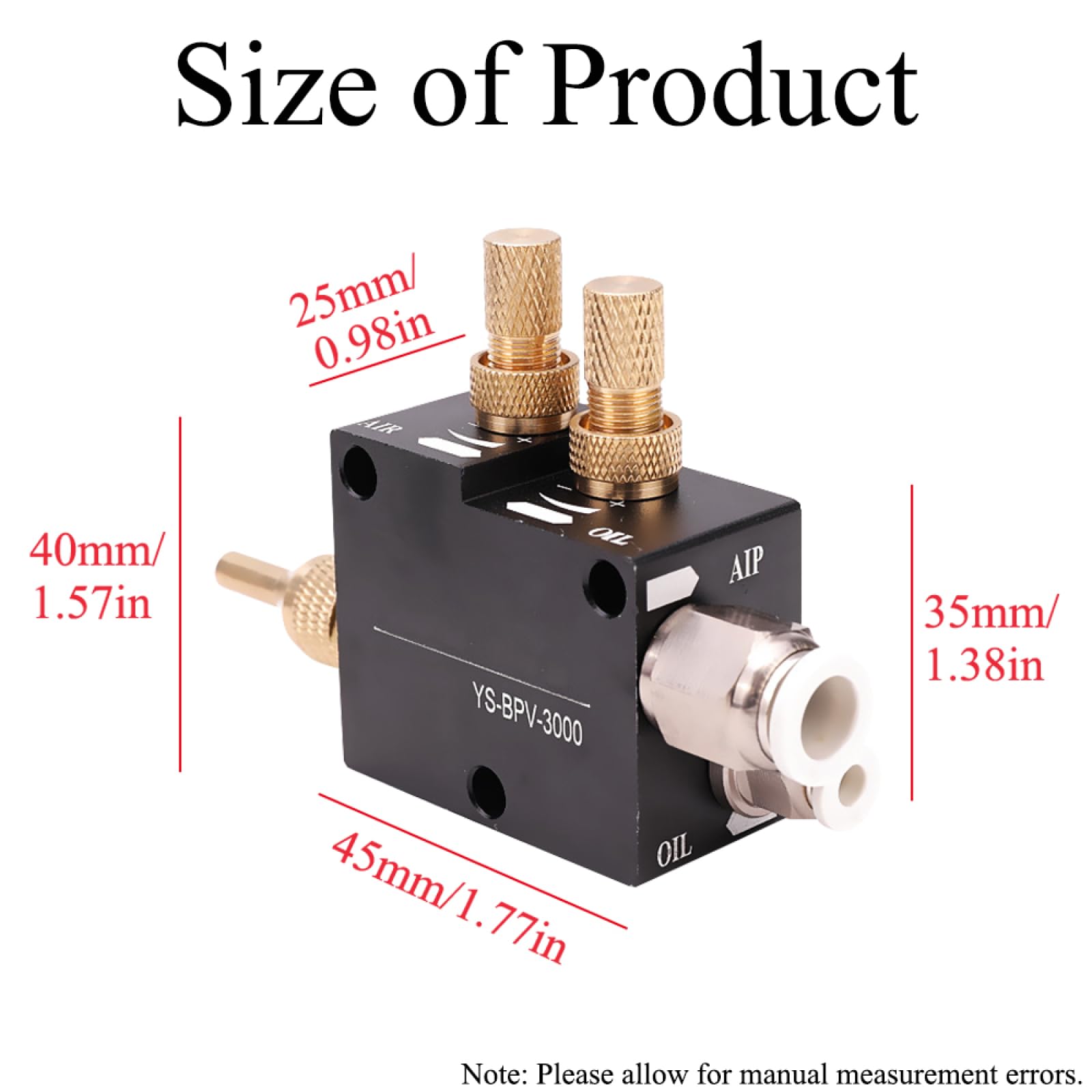 Begot Coolant Pumps Oil Mists Sprayer Lubrication Lathe Milling Drill Engraving Machine, Adjustable (BVP-3000 with Magnetic Holder)