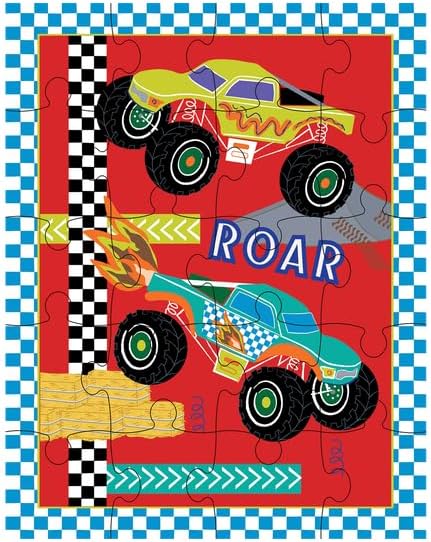 Floss & Rock Cars Magnetic Multi Play, 10.03-Inch, Multicolor