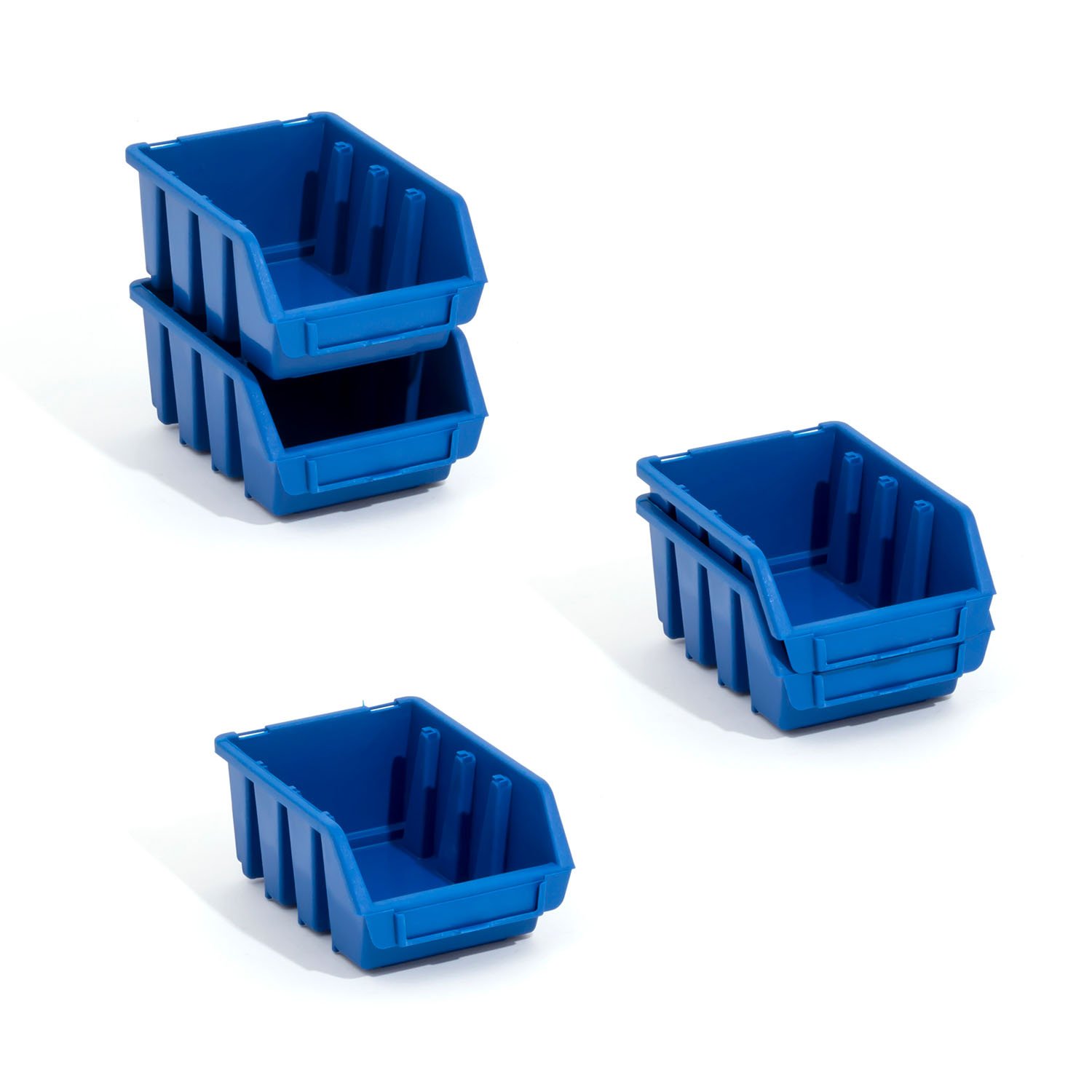 Lot de 30 boites de rangement bacs a bec en bleu ERGO-Box taille 2