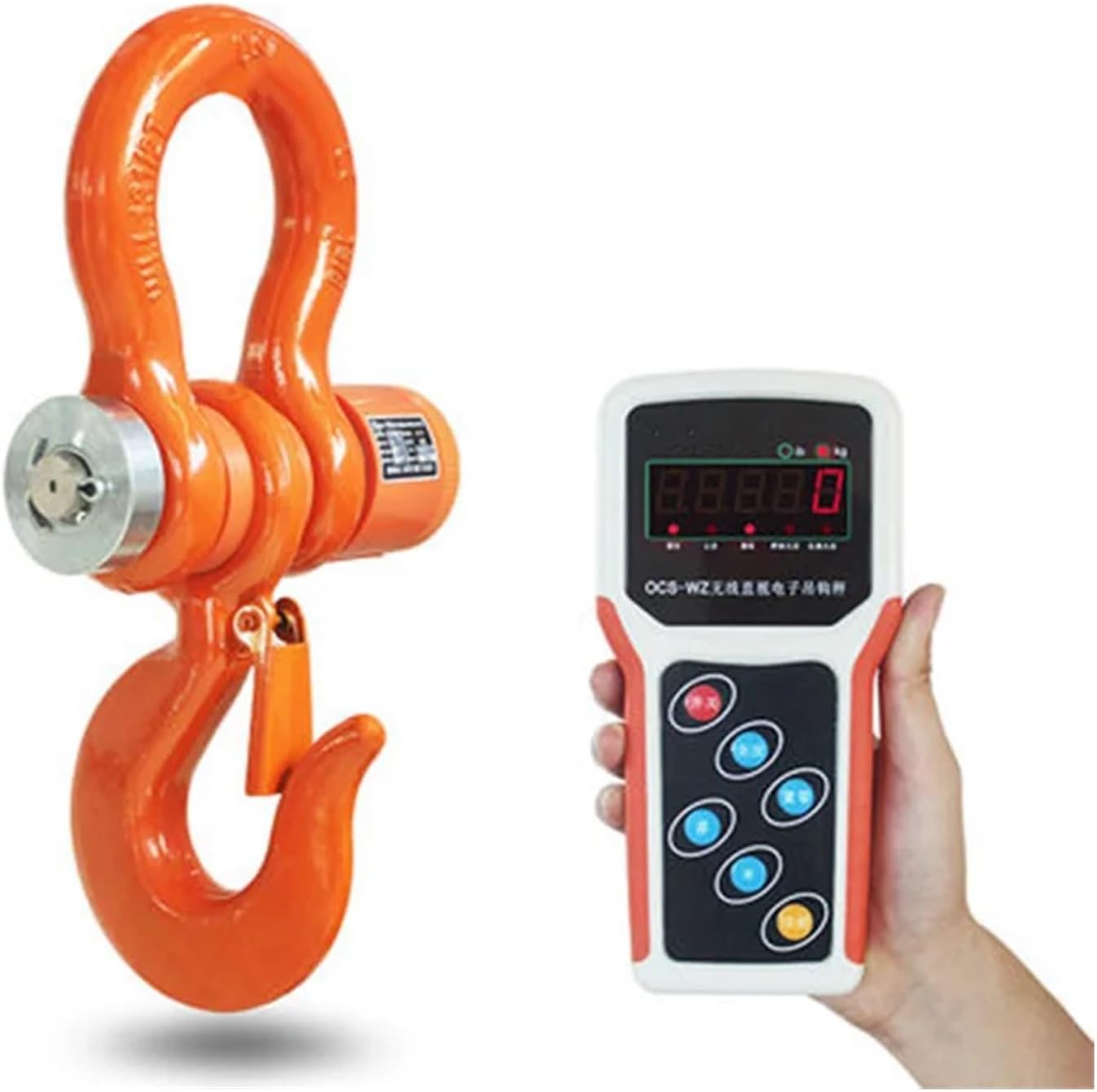 5000kg 5T Wireless Electronic Digital Crane Scale Heavy Duty Industrial Hanging Scale with Handheld Meter More Powerful and efficient(