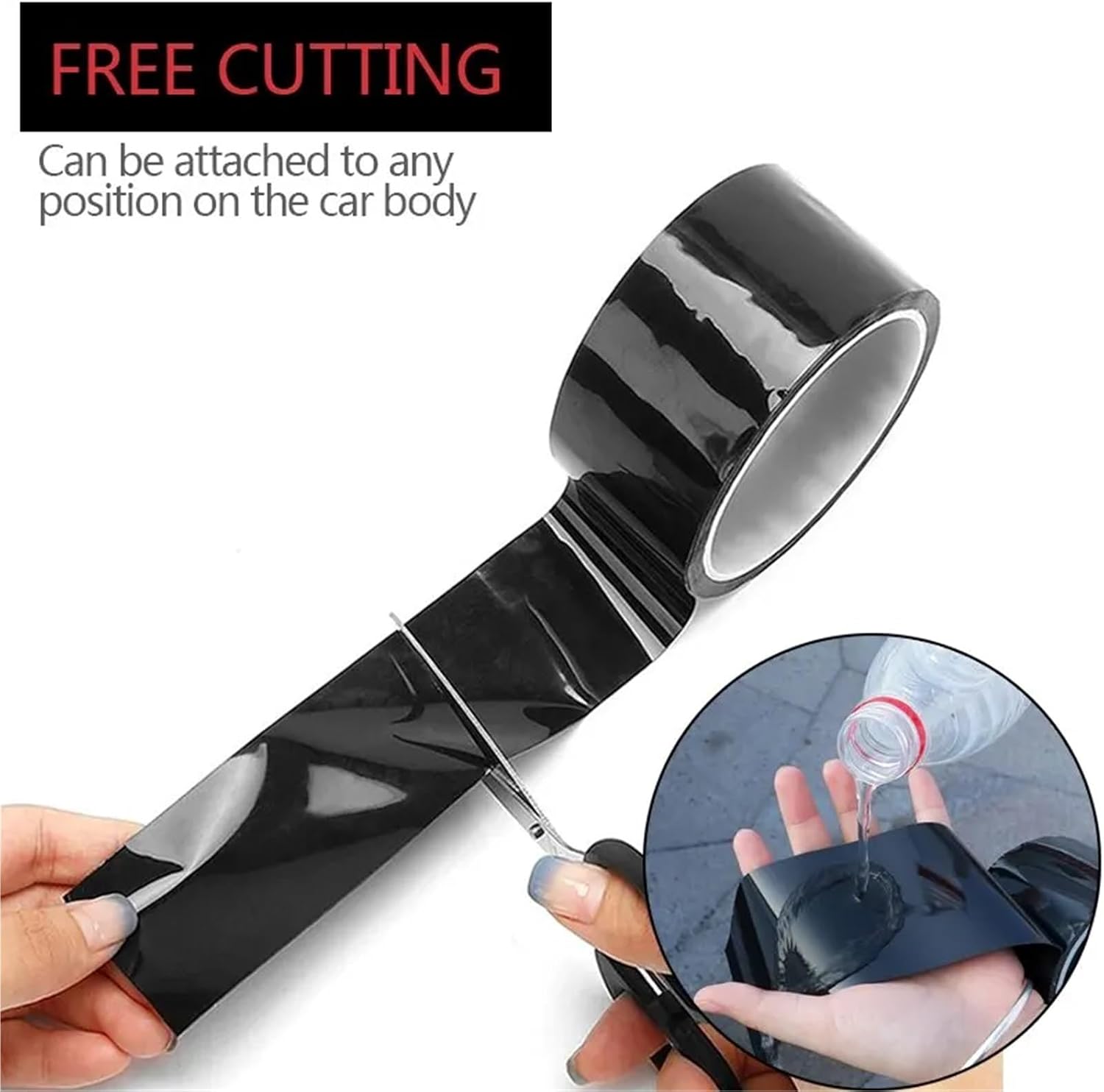 Car Sticker Scratch Resistant Threshold Protection Nanostrip 1pcs(30mmX10M)