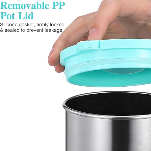 Miniatura 8 de Cabilock Jarra de acero inoxidable de 60.8 onzas con tapa, jarra de acero inoxidable de gran capacidad, jarra de agua aislada para mantener bebidas