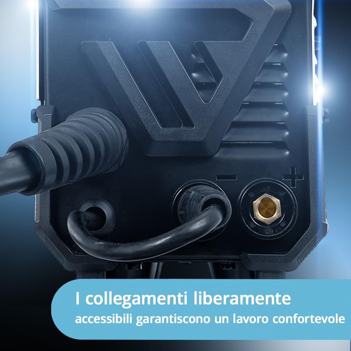 STAHLWERK Saldatrice a gas inerte MIG/MAG 160 M – Set completo – inverter combinato compatto 5-in-1 da 160 A per FLUX (saldatura a filo animato), MMA (ARC) & Lift-TIG (DC), solo 6,8 kg, Anti-Stick