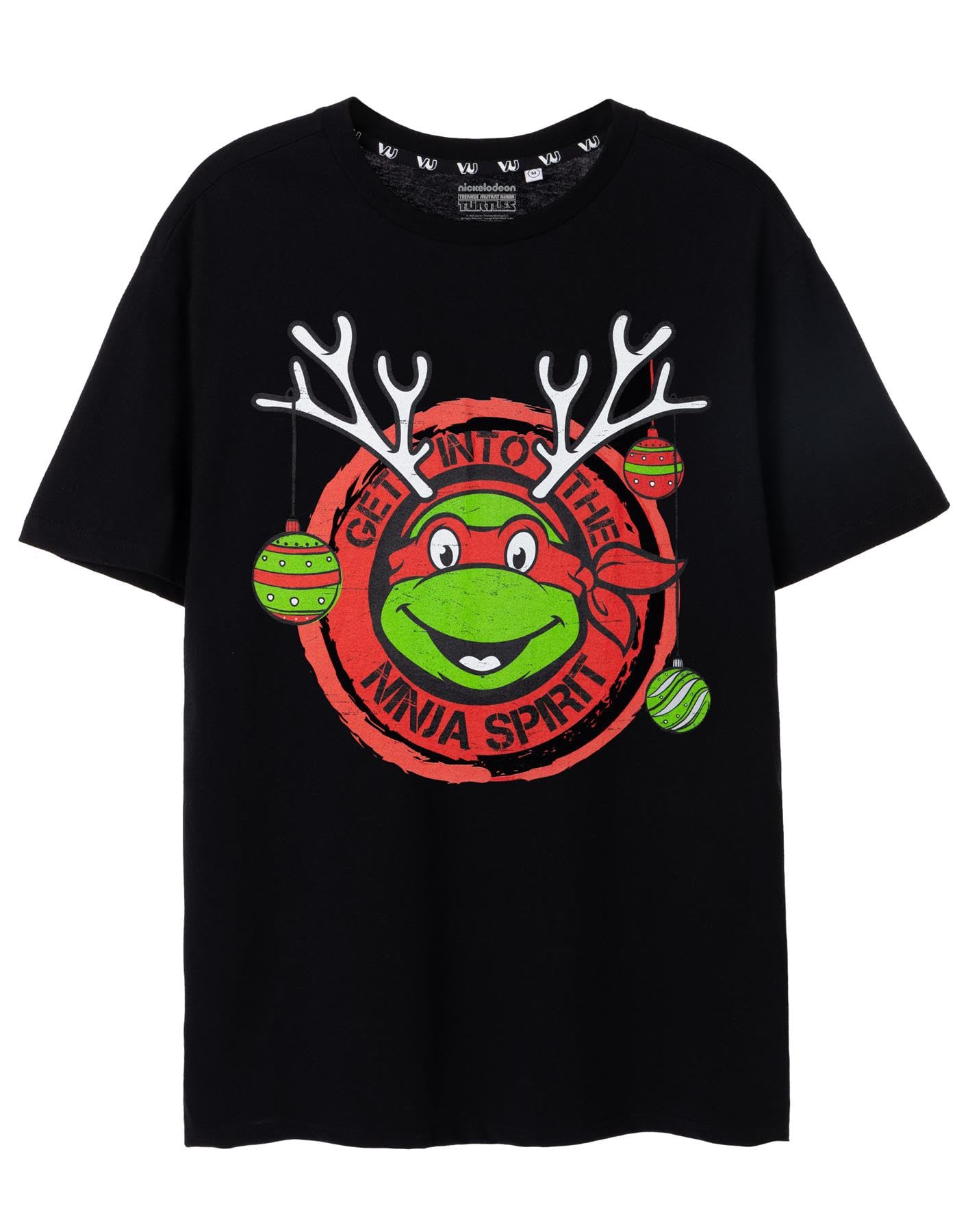 Teenage Mutant Ninja Turtles Raphael Christmas T-Shirt - Black - XXXL