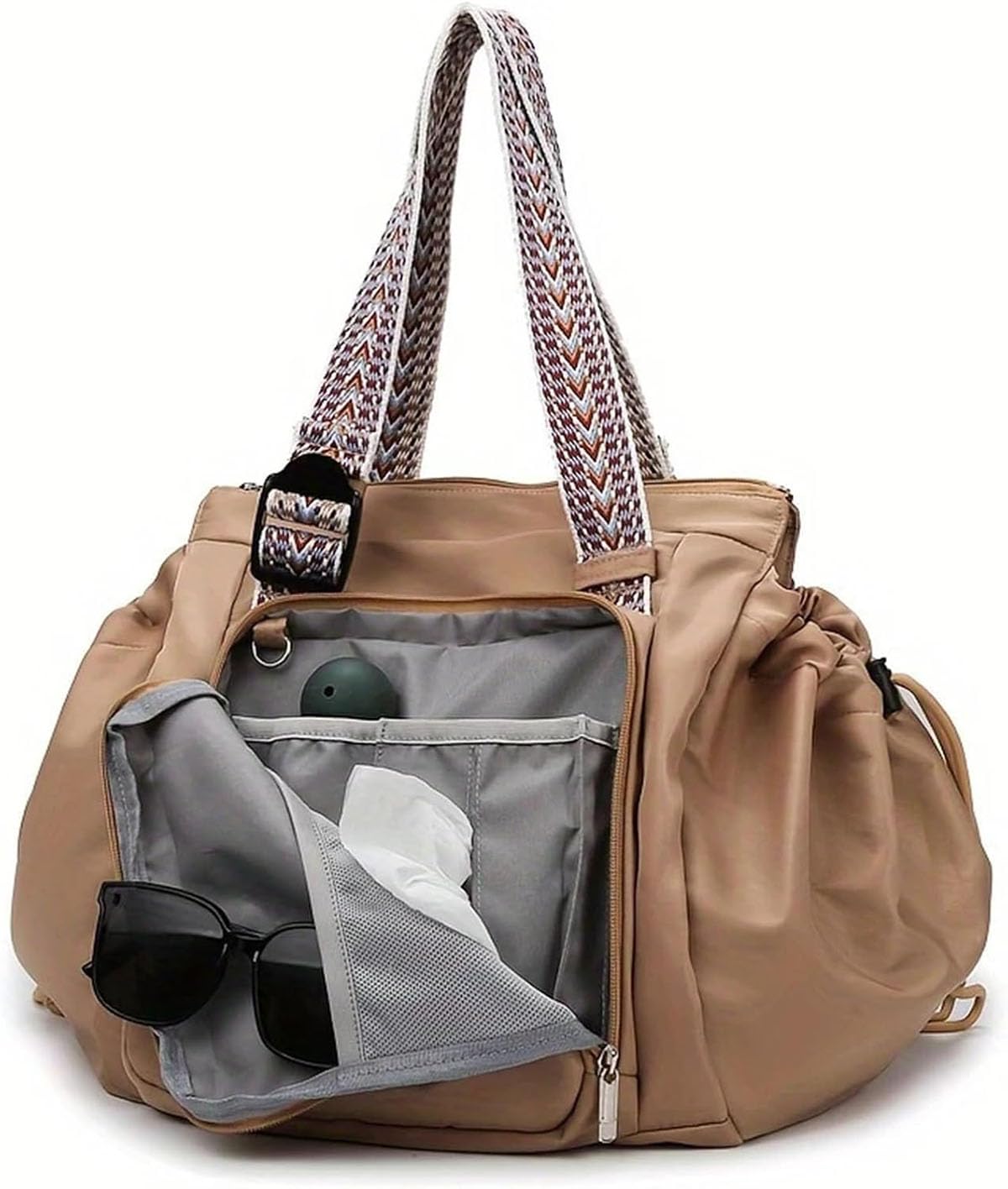 Borsa tote essenziale, borsa organizer da viaggio, borsa a mano di grande capacità, come tracolla e zaino