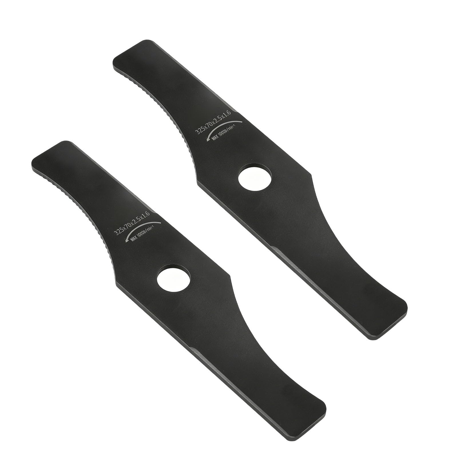 Lama per Decespugliatore a 2 Denti, Lama di Ricambio per Tosaerba in Acciaio Al Manganese con Bordo Lucido Resistente All'usura e Ad Elevata Durezza per Decespugliatore, Di