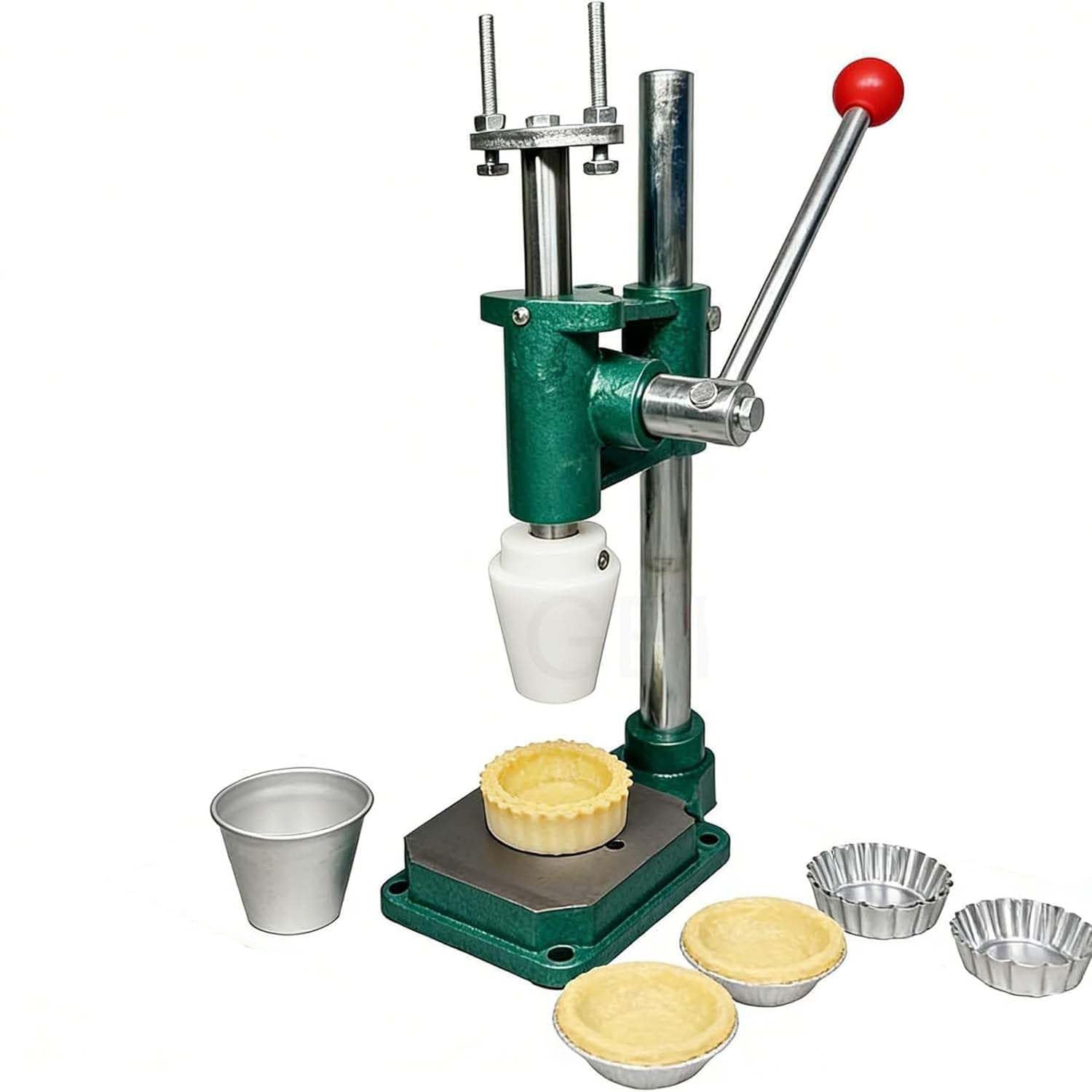 XCSCUK Manual Egg Tart Pressing Machine,Commercial Custard Tart Shell Mould,Custard Tart Shell Moulding Making Tool,For Restaurant,Cake Shop (B08)