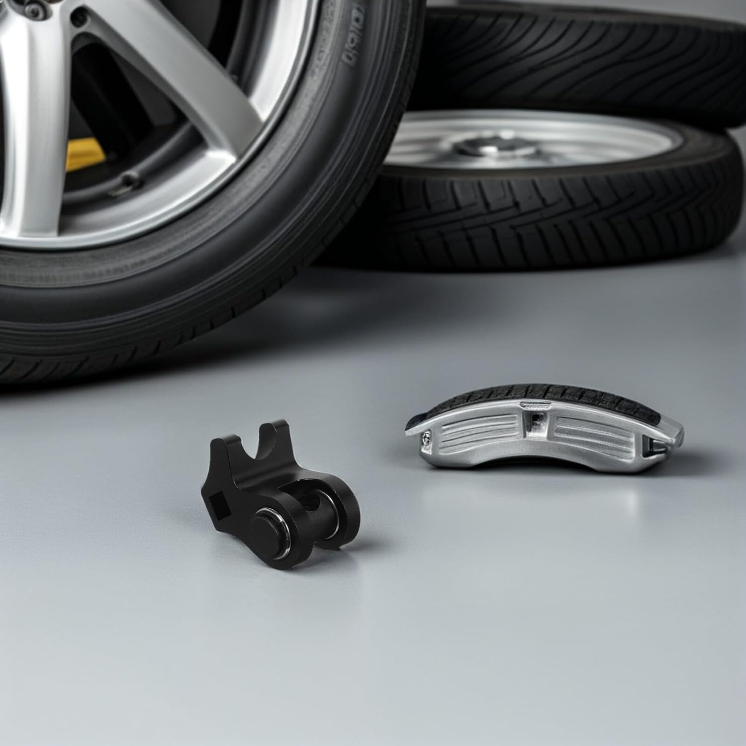 Valve Spring Installation Tool Kit Engine Valve Spring Compressor and Adjustment Tool Compatible with Car Engines Black