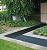 Rubber-Cal 03_167_W_FR_10 Fine Rib Corrugated Rubber Floor Mats, 3ft x 10ft Runners, Black
