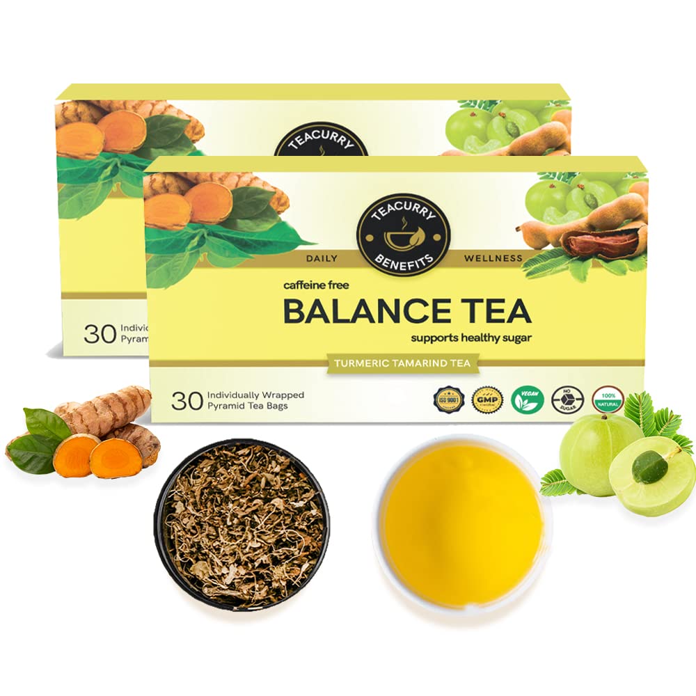 TEACURRY Diabetes Tea (60 Tea Bags) - Helps blood sugar level and Anti Diabetes Support - Balance Tea, 100% Dia Herbal Tea - Diabetes Support Tea (B08SKGXBG6) Amazon Price History, Amazon Price Tracker