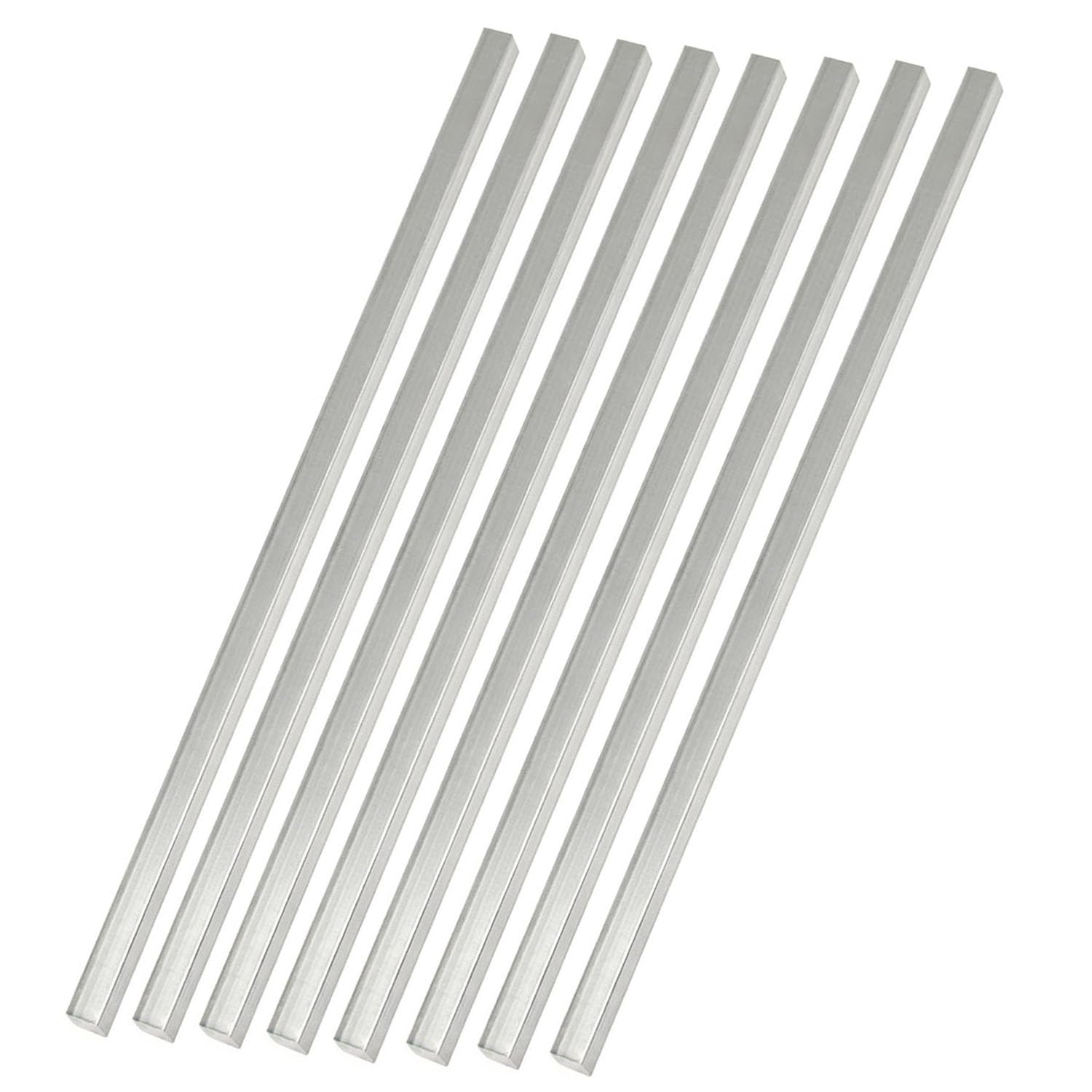 6061 Aluminum Bars - 8 Pieces, 12" Long -1