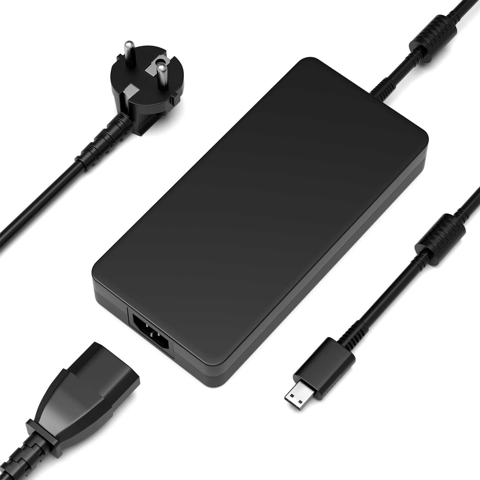 Caricatore 240W 12A Alimentatore Compatibile con MSI Leopard GP66 GP76 Raider GE66 GE76ADP-230GB D A17-230P1B A20-240P2A Notebook 20V DC Adapter Caricabatterie