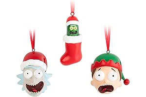 Pickle Rick Ornament: Rick and Morty Christmas Ornament Set