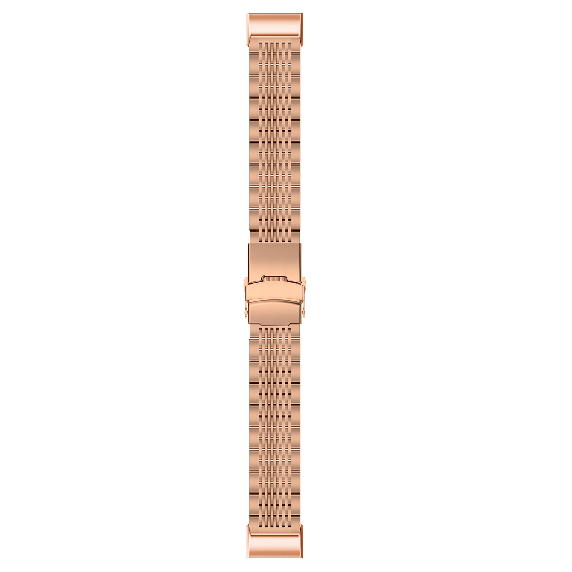 Bracelet métallique compatible avec Fitbit Charge 2/Charge 2HR, bracelet de remplacement en acier inoxydable pour montre connectée