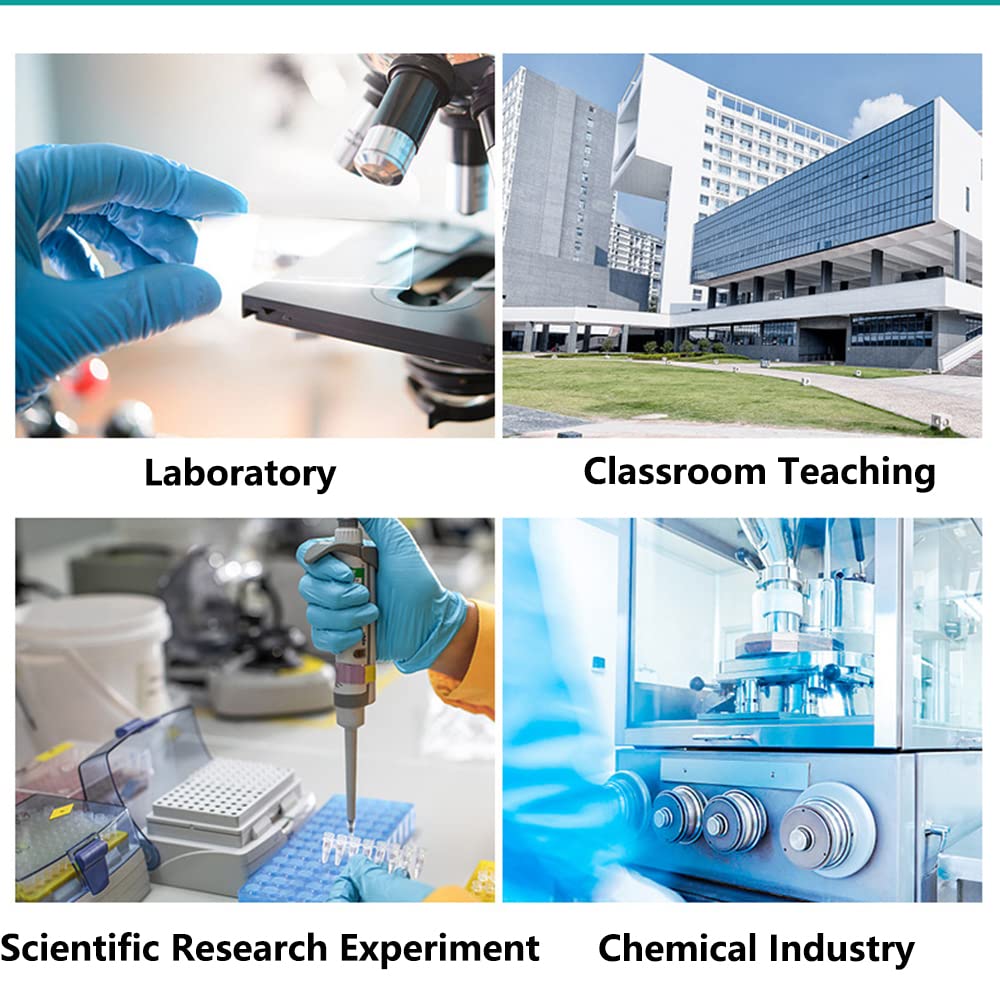 Bandeja de portaobjetos de microscopio de plástico Placa de almacenamiento de portaobjetos con clip Plástico ABS Material Color aleatorio para educación biológica básica (Capacidad: 36 piezas)