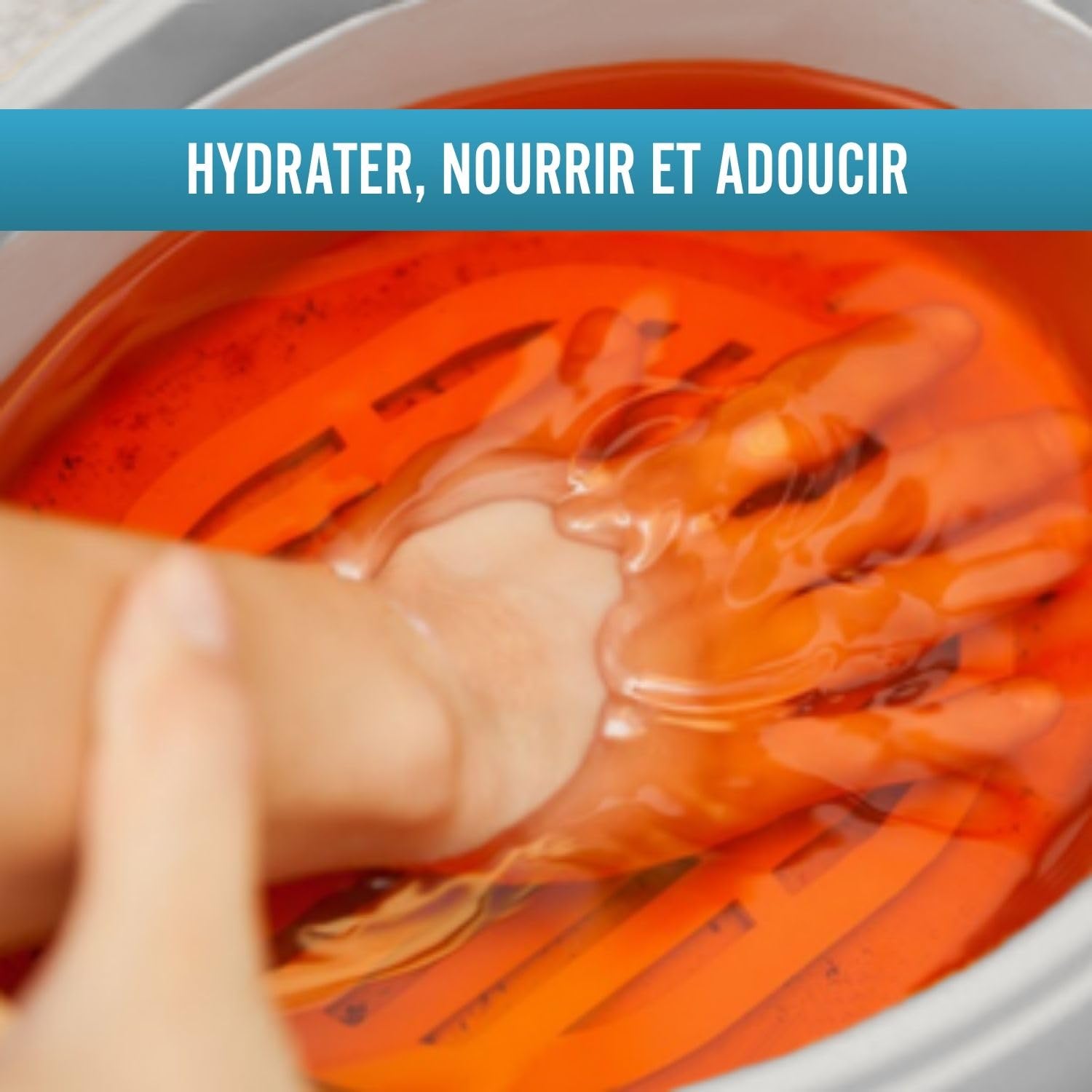 VidaPrime Bain de paraffine 3L pour mains et pieds – Chauffe-paraffine liquide – Soulage les douleurs musculaires et articulaires