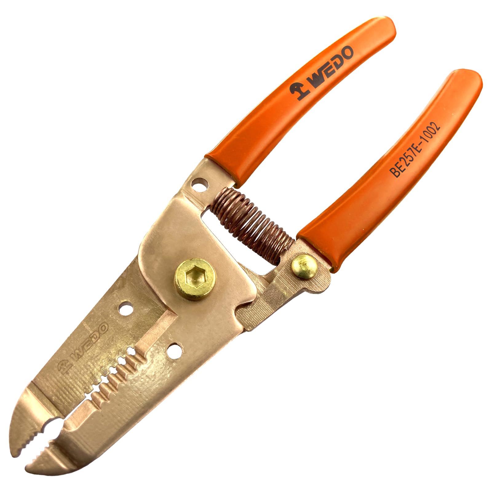 WEDO Non-Sparking Wire Stripper, Spark-free Safety Wire Stripper, Beryllium Copper, Non-Magnetic, DIN Standard