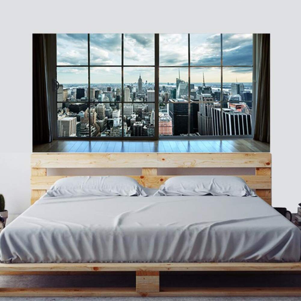 Papier peint paysage urbain pour magasin de vêtements et chambre