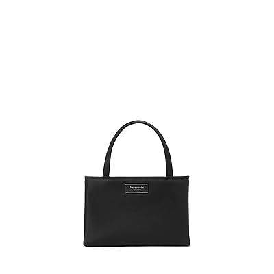 Kate Spade New York Sam Icon Ksnyl Tote Bag Cross Body Handbags Black, Leather/Nylon/Polyester