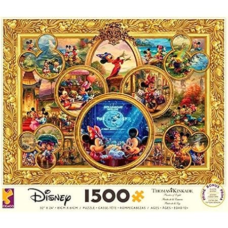 Amazon Ceaco トーマス キンケードディズニーコラージュ1500ピースパズル ジグソーパズル おもちゃ