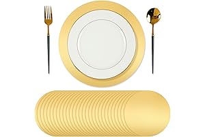 Disposable Decorative Round Paper Placemats