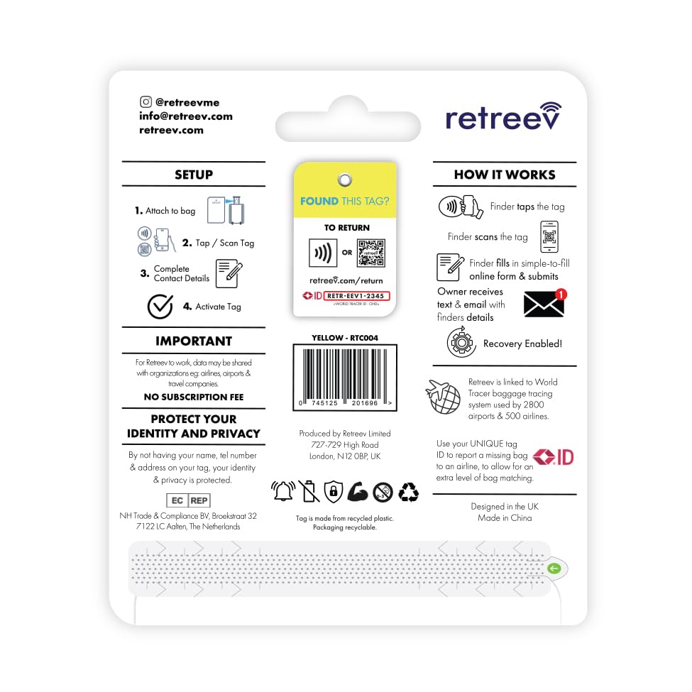 Protection de l'identité et fin des bagages perdus avec Retreev Smart Tags - 7