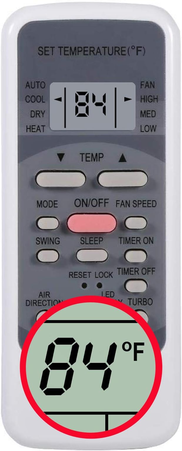 CHOUBENBEN Replacement Remote Control for MR Cool RG51M5/EU Air Conditioner