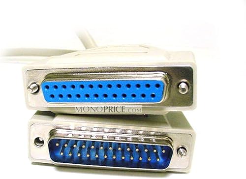 Miniatura 2 de Monoprice Cable moldeado DB25 MF de 3 pies (101591) Blanco