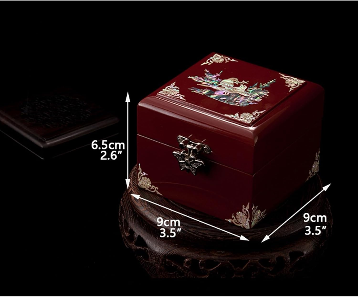 Jewelry Box Organizer Jewelry Box Wedding Gift Portable Bracelet Necklace Ring Storage Box Jewelry Organizer Small(A) (B S)