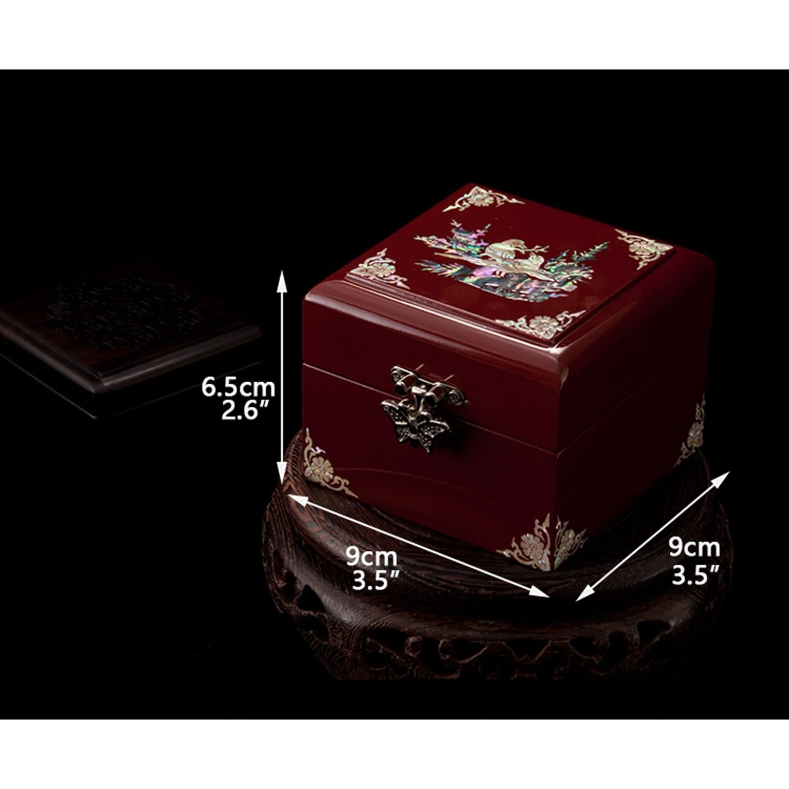 Jewelry Box Organizer Jewelry Box Wedding Gift Portable Bracelet Necklace Ring Storage Box Jewelry Organizer Small (A S) (B S)