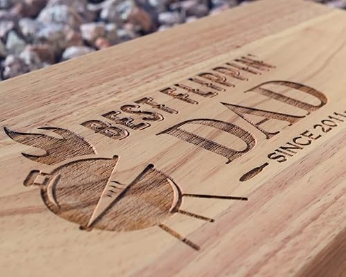 Miniatura 3 de EngraveMyMemories - Juego de parrilla de barbacoa de 11 piezas, estuche de viaje de madera de arce, regalos hechos a mano