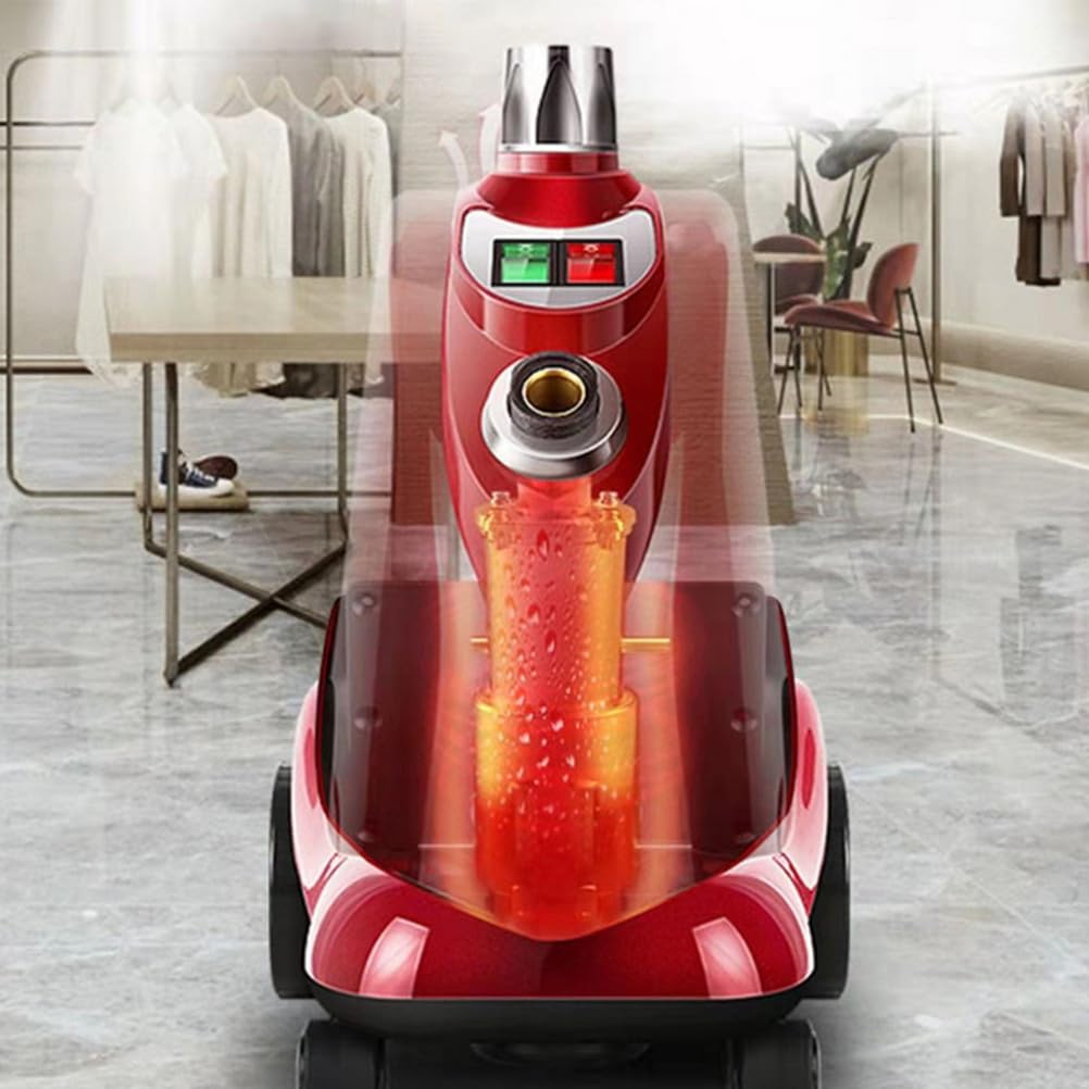 Hochleistungs-Bügelmaschine, 10-stufig einstellbarer Kleidungsdampfer, 3L großer Wassertank, für Vorhang- und Bekleidungsgeschäfte (2000W-220V)