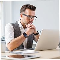 Vista 3 de Correa de reloj inteligente para Gearsr750 Correa de cuero para hombres, correa de repuesto, correas de goma, pulseras para hombre, pulseras