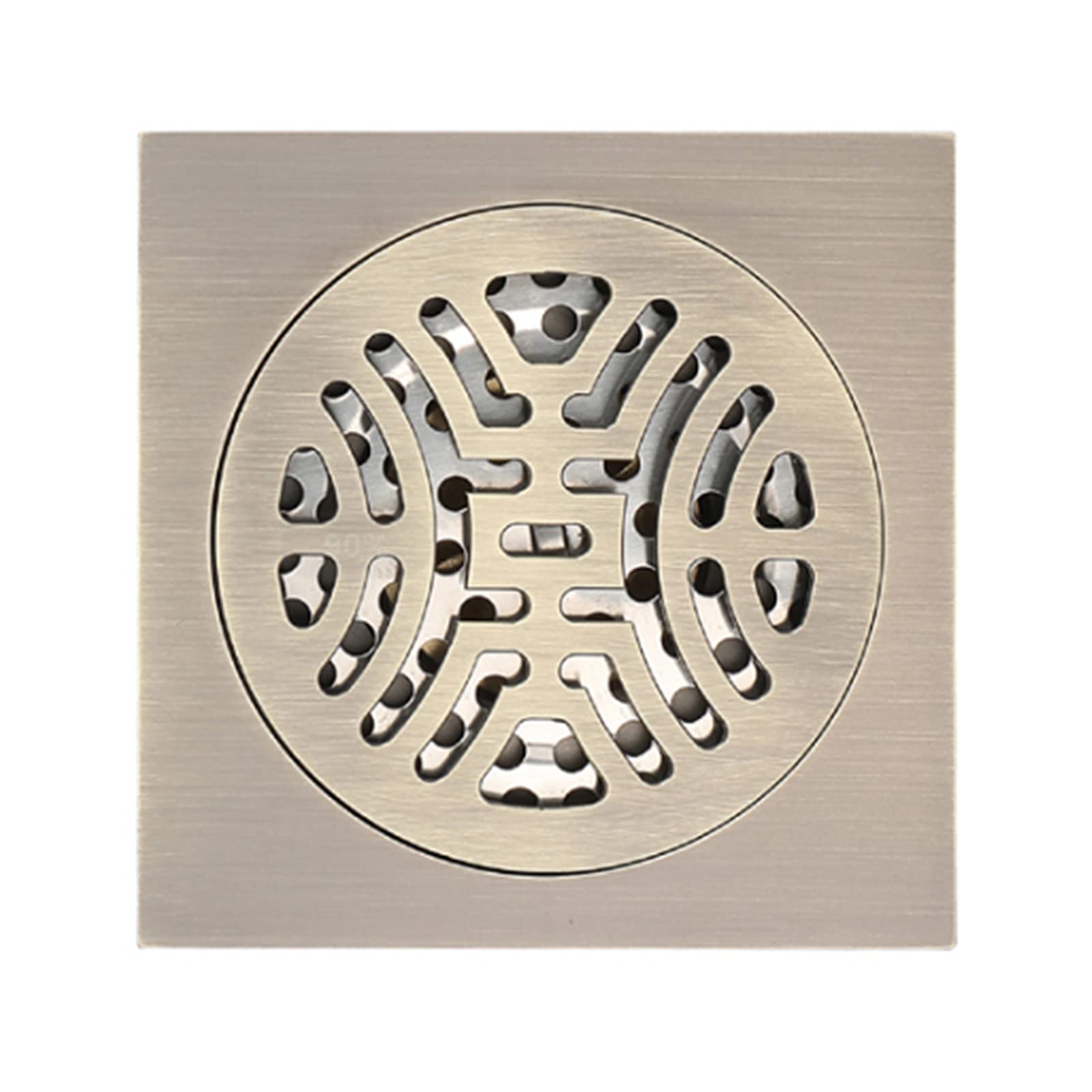 Filtre à cheveux pour drain de sol de douche carré avec noyau déodorant anti-odeur