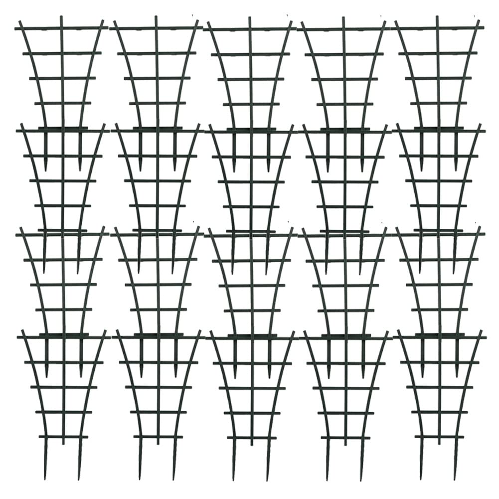 Sun yoba 20PCS Garden Plant DIY Climbing Trellis, Plastic Plant Pot Trellis for Potted Climbing Plants Vines, Garden Trellises Potted Plant Support