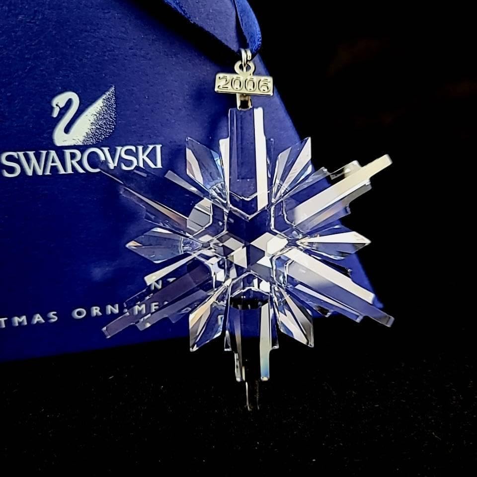 SWAROVSKI スワロフスキー クリスマスオーナメント　2006年限定 Amazon | スワロフスキー SWROVSKI クリスマスオーナメント 結晶 雪